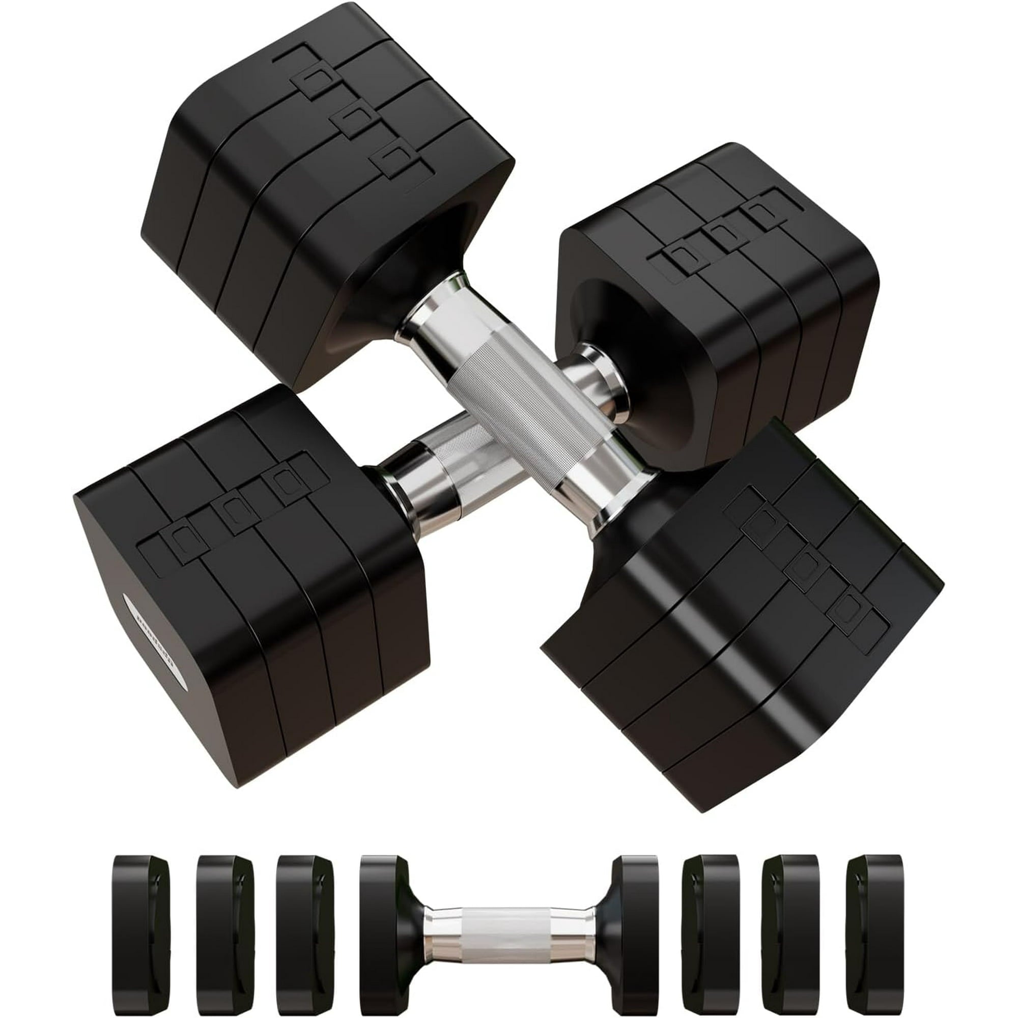 Adjustable Dumbbell Set, 4-in-1 Weights