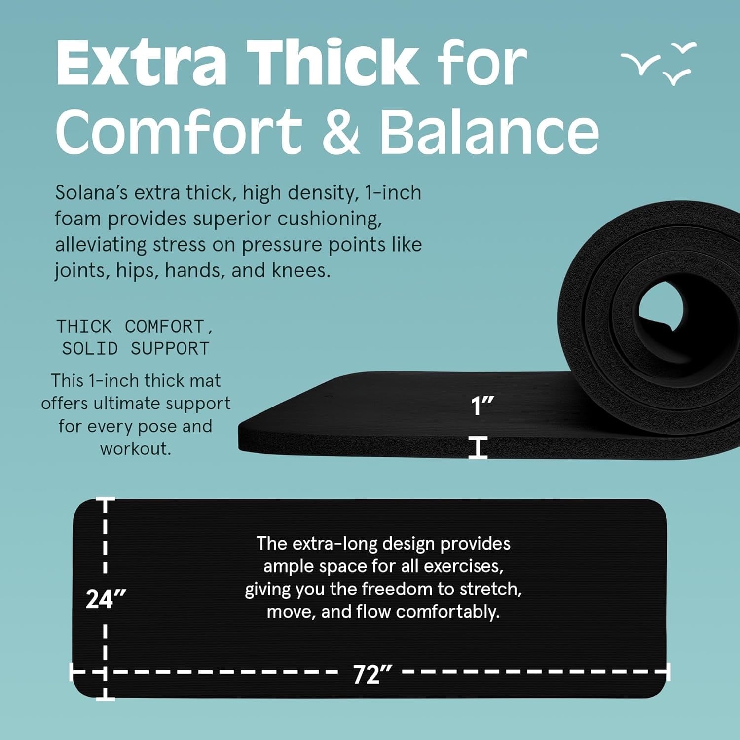 Thick Non-Slip Yoga Mat