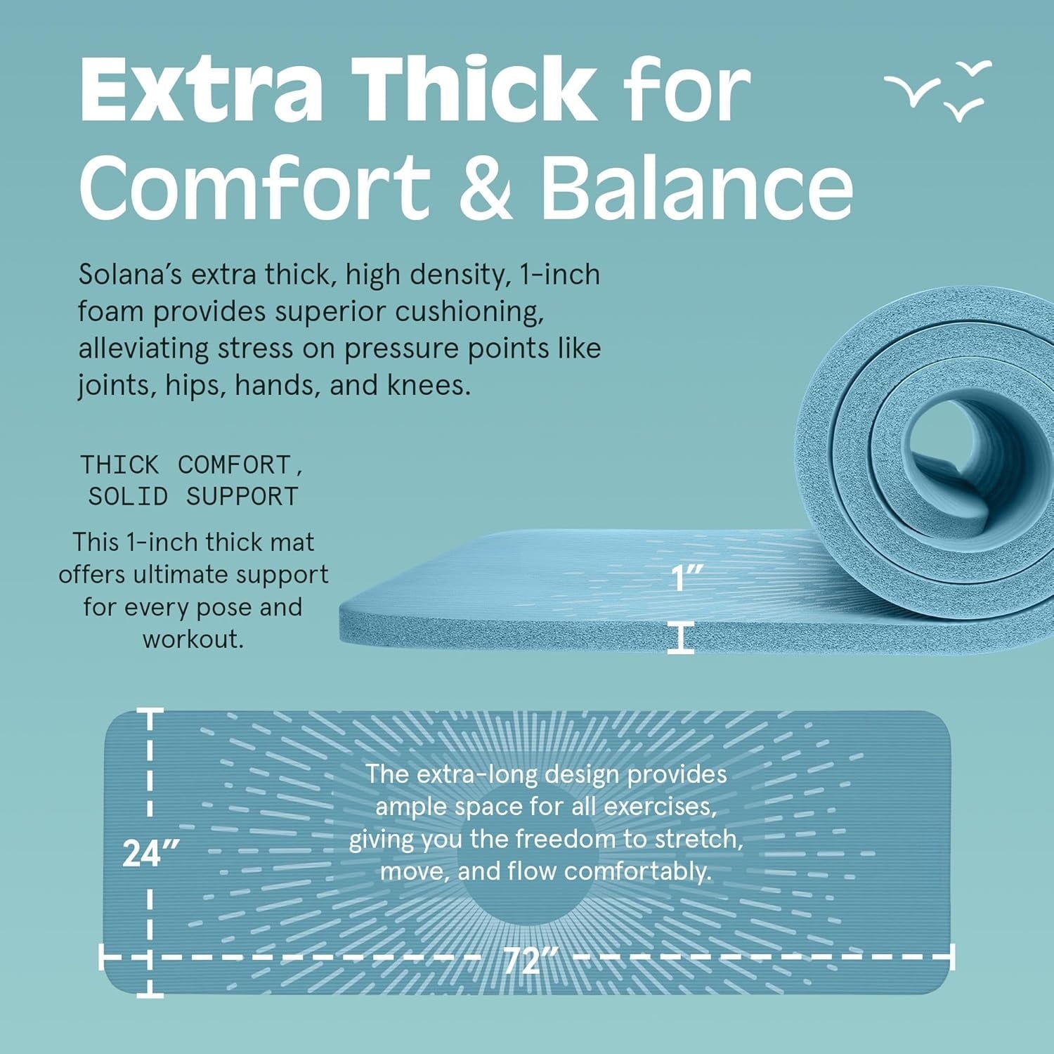 Thick Non-Slip Yoga Mat