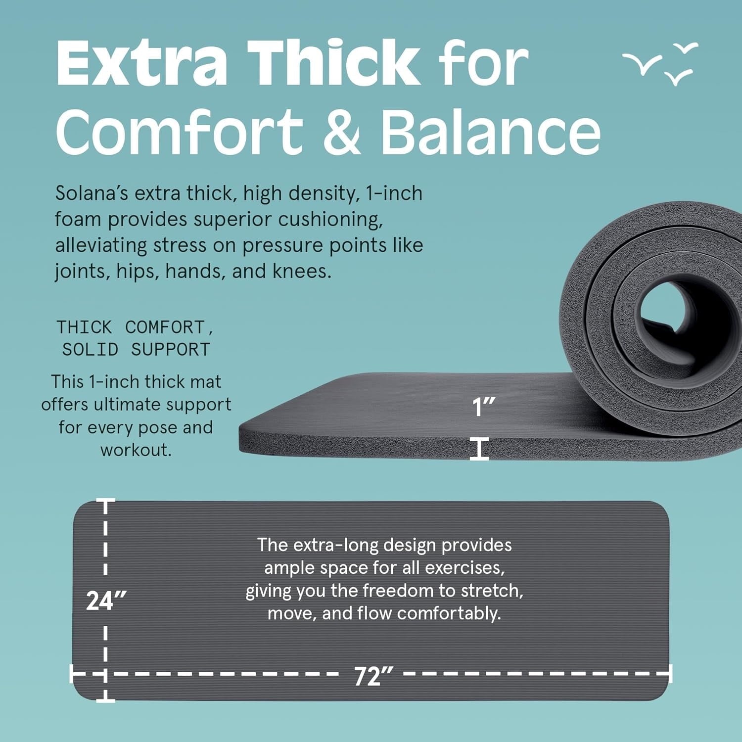 Thick Non-Slip Yoga Mat