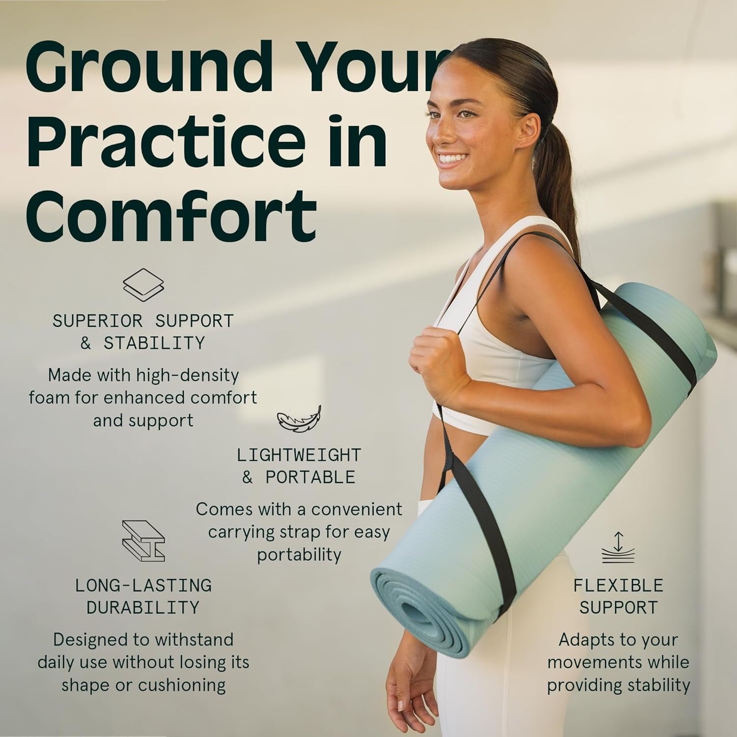 Thick Non-Slip Yoga Mat