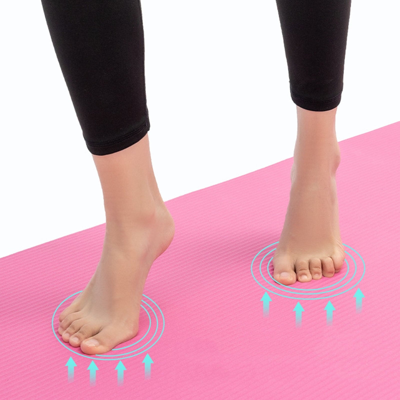Rubber Yoga and Exercise Mat