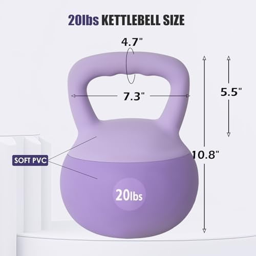 Soft Kettlebells for Strength Training - Purple